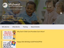 Tablet Screenshot of midwestchildcare.org